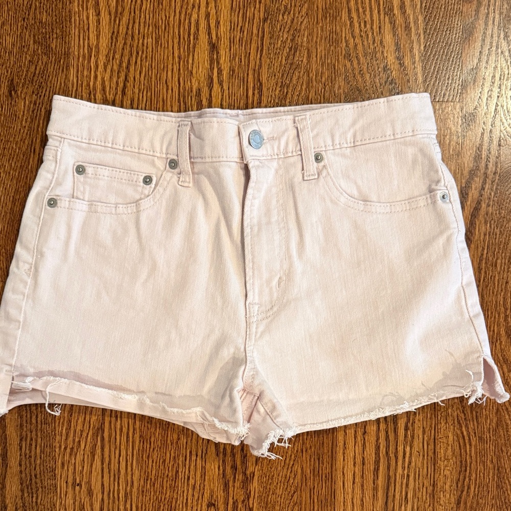 GAP Light Pink Denim Cutoff Shorts